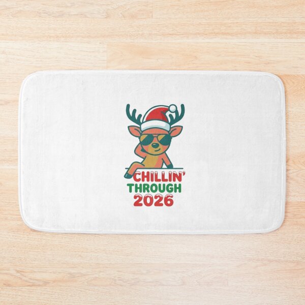 Item preview, Trendy Chillin' Reindeer 2026 - Christmas T-Shirt Design designed and sold by puresketchlab.