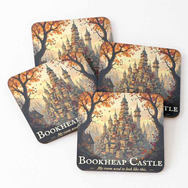 Item preview, Bookheap Castle — This is where we used to read. designed and sold by Mantramontics.