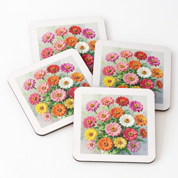 Item preview, Zinnias Flowers#12 designed and sold by Helios Be. Lavsh.