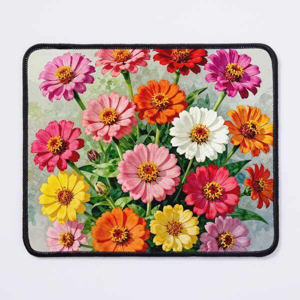 Item preview, Zinnias Flowers#12 designed and sold by Helios Be. Lavsh.