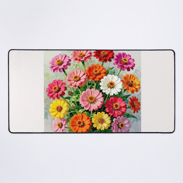 Item preview, Zinnias Flowers#12 designed and sold by Helios Be. Lavsh.