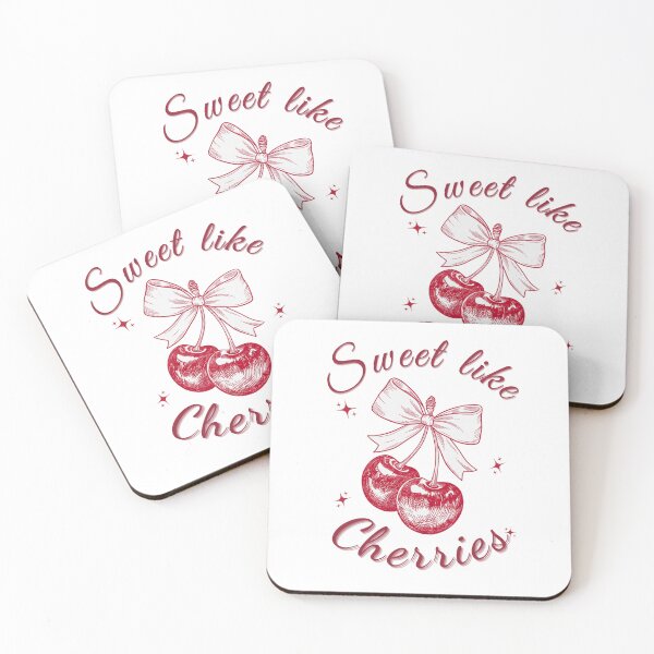 Item preview, Sweet Like Cherries - Vintage Cherry Bow Coquette Aesthetic Design designed and sold by JujuArtss.