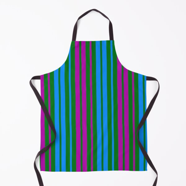 Item preview, Purple Blue Stripes On Green Pattern Design  designed and sold by PatternTitan.
