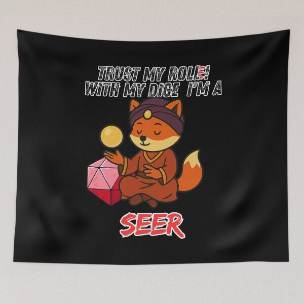 Item preview, X-Pro-Fox Seer – Trust my roll(e)! – a Wuerfelfuchs RPG-Series designed and sold by Wuerfelfuchs.