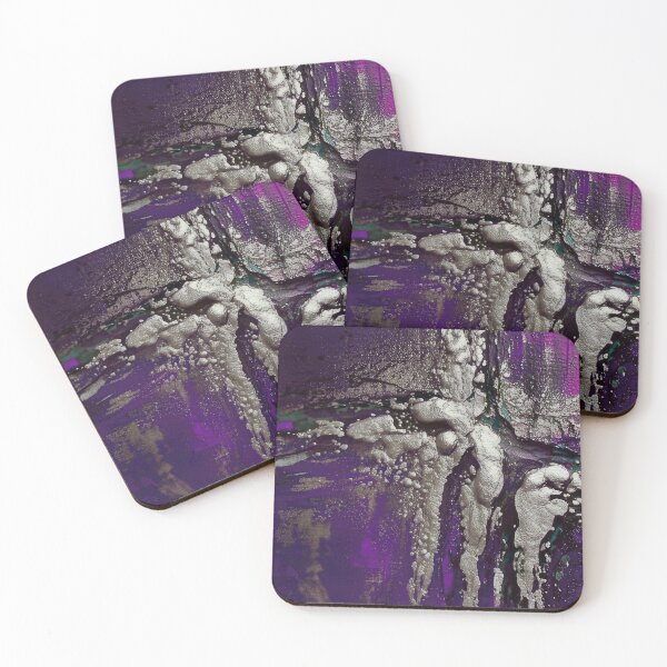 Item preview, Purple Silver Drip designed and sold by caracatita75.