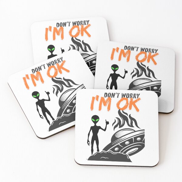 Item preview, Don't worry I'm OK designed and sold by No socks.