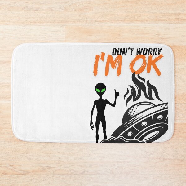 Item preview, Don't worry I'm OK designed and sold by No socks.