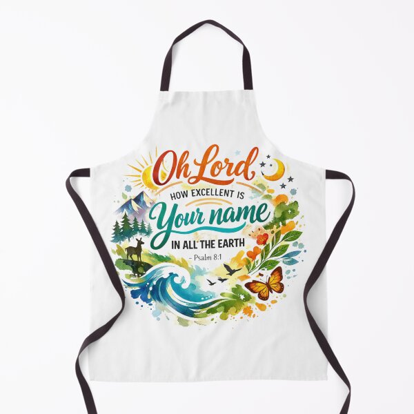 Item preview, How Excellent Is Your Name - Nature Circle Watercolor Graphic designed and sold by Faithloveshop.