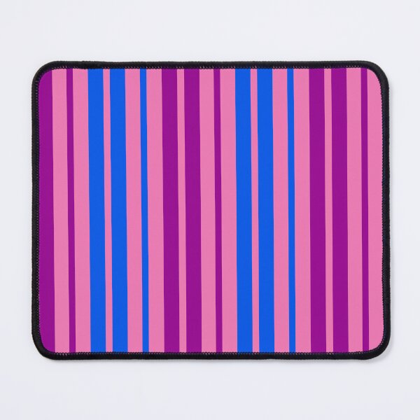 Item preview, Purple Blue Stripes On Pink Pattern Design designed and sold by PatternTitan.