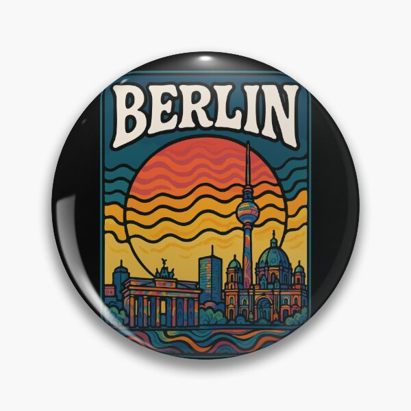 Item preview, Berlin Germany Retro designed and sold by TomFrontierArt.