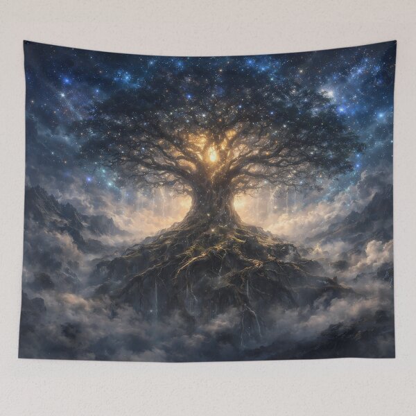 Item preview, Yggdrasil – The World Tree of Norse Mythology designed and sold by NorseDrip.