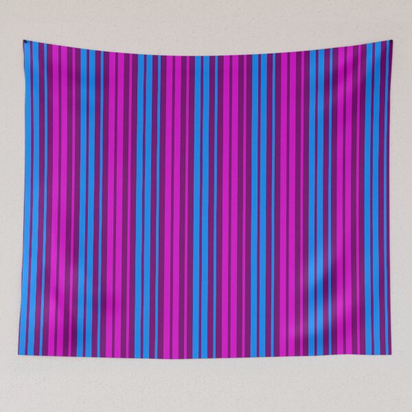Item preview, Purple Blue Stripes On Purple Pattern Design  designed and sold by PatternTitan.