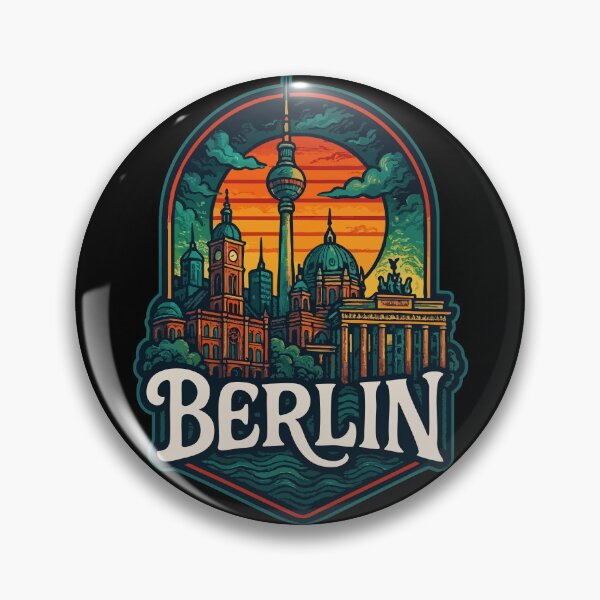 Item preview, Berlin Germany Retro Vintage Travel designed and sold by TomFrontierArt.