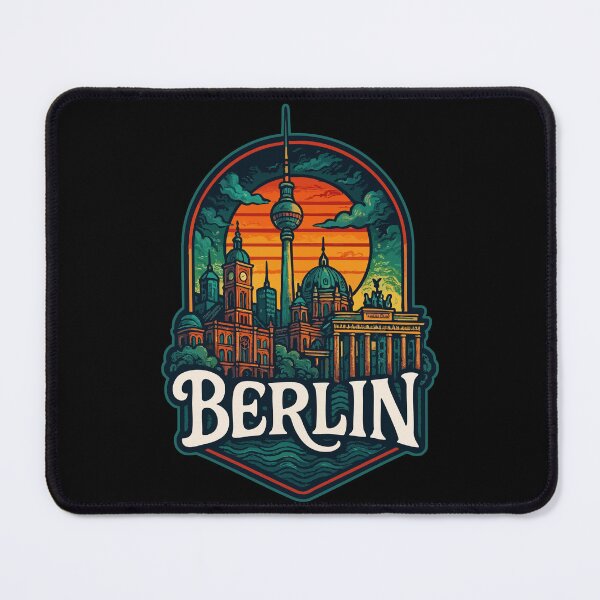 Item preview, Berlin Germany Retro Vintage Travel designed and sold by TomFrontierArt.