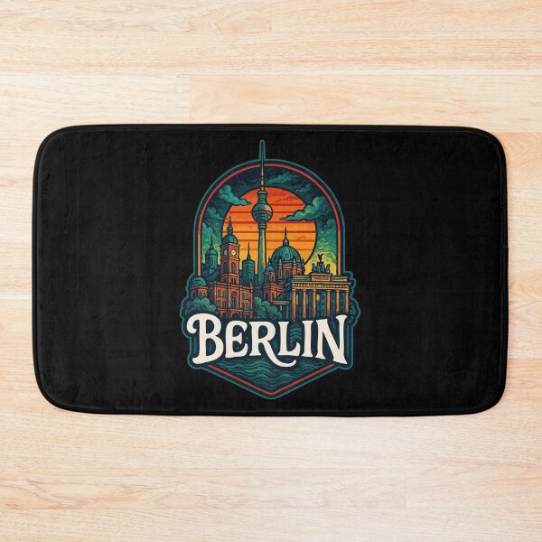 Item preview, Berlin Germany Retro Vintage Travel designed and sold by TomFrontierArt.