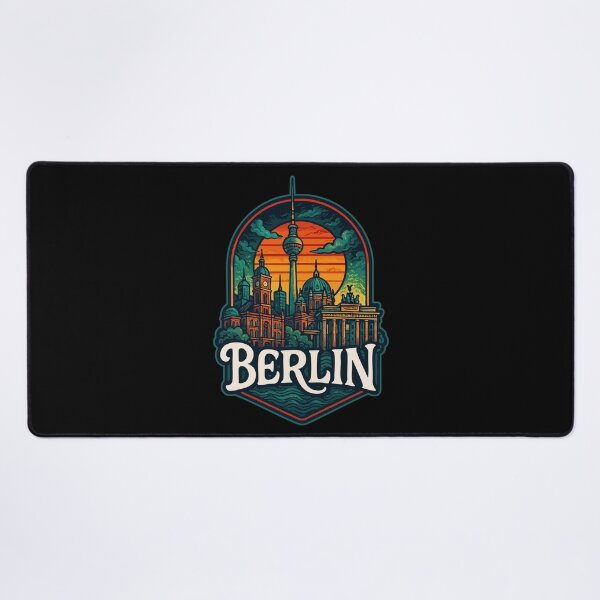 Item preview, Berlin Germany Retro Vintage Travel designed and sold by TomFrontierArt.