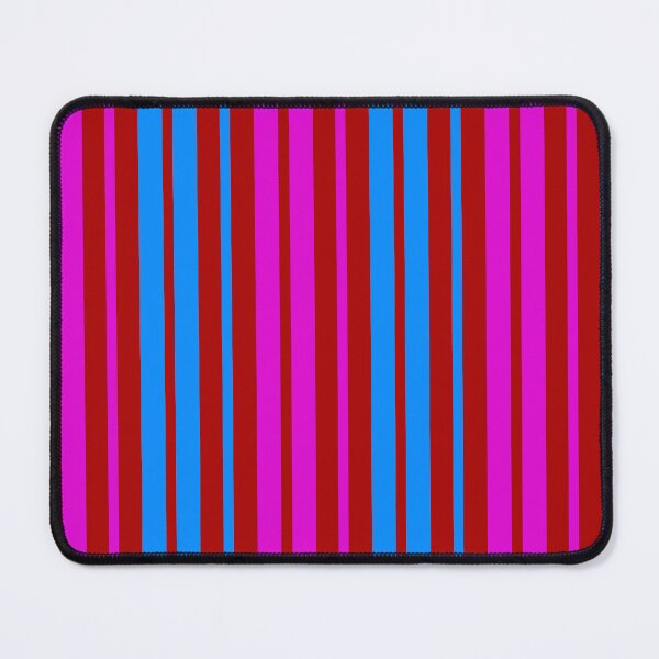 Item preview, Purple Blue Stripes On Red Pattern Design designed and sold by PatternTitan.