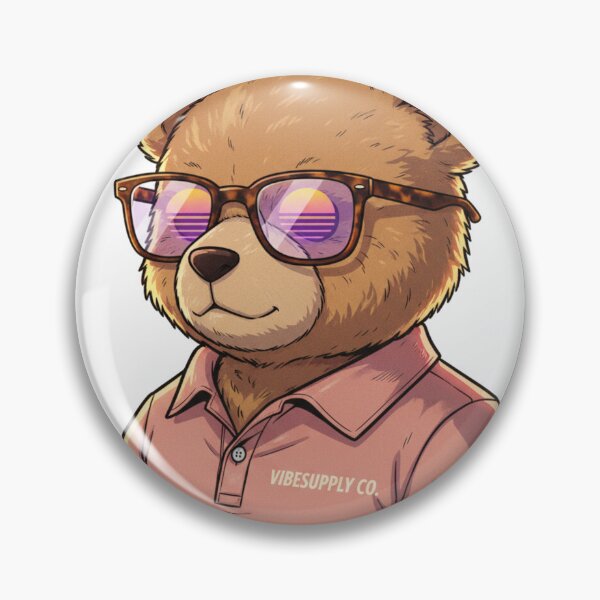 Item preview, VIBESUPPLY: The Golden Hour Bear designed and sold by VibeSupply Co..