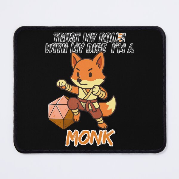 Item preview, X-Pro-Fox Monk – Trust my roll(e)! – a Wuerfelfuchs RPG-Series designed and sold by Wuerfelfuchs.