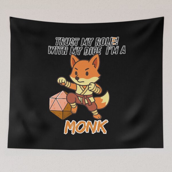 Item preview, X-Pro-Fox Monk – Trust my roll(e)! – a Wuerfelfuchs RPG-Series designed and sold by Wuerfelfuchs.