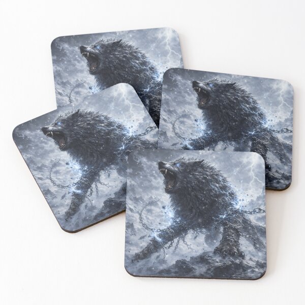 Item preview, Fenrir Unchained – Legendary Wolf of Norse Mythology designed and sold by NorseDrip.