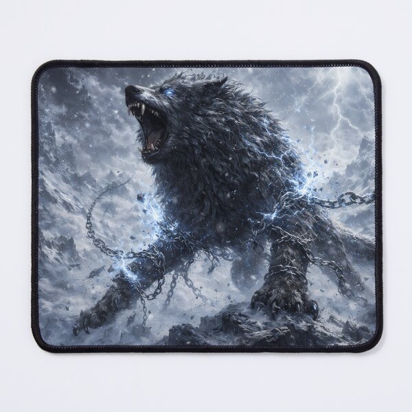 Item preview, Fenrir Unchained – Legendary Wolf of Norse Mythology designed and sold by NorseDrip.