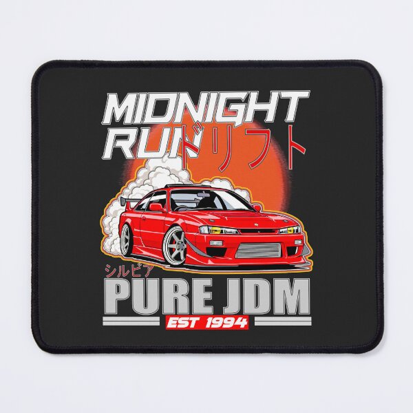 Item preview, Midnight Run Nissan Silvia S14 - Pure JDM Red Sports Car Art designed and sold by Aegy2024.