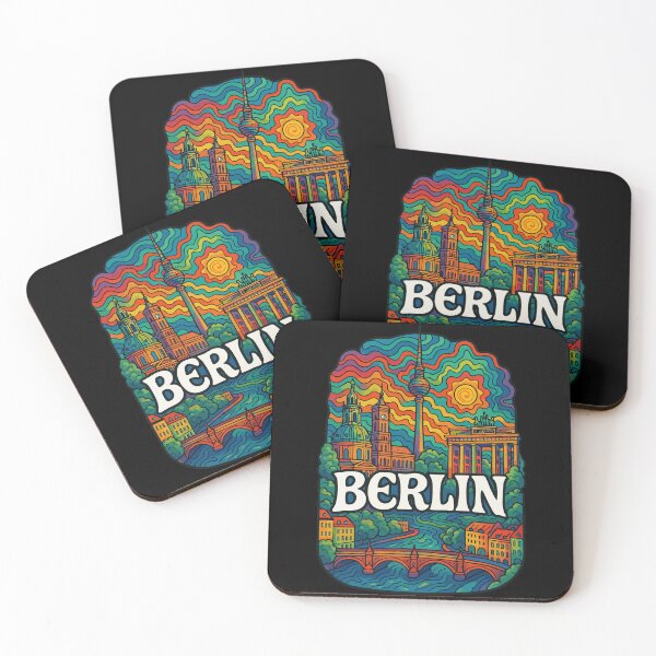Item preview, Berlin Germany Trippy Art Travel designed and sold by TomFrontierArt.