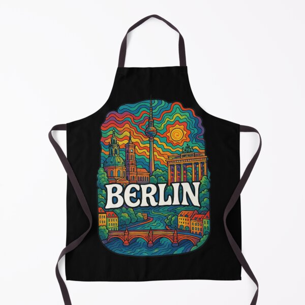 Item preview, Berlin Germany Trippy Art Travel designed and sold by TomFrontierArt.