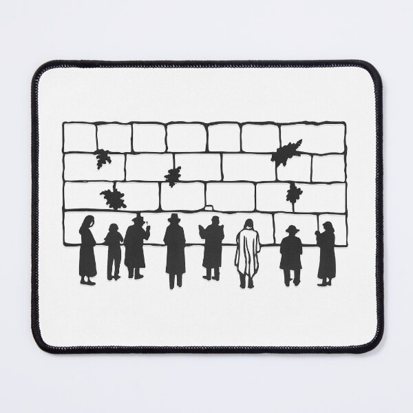 Item preview, Minimalist Western Wall Silhouette - Modern Kotel Line Art designed and sold by Jerusalem Shuk.