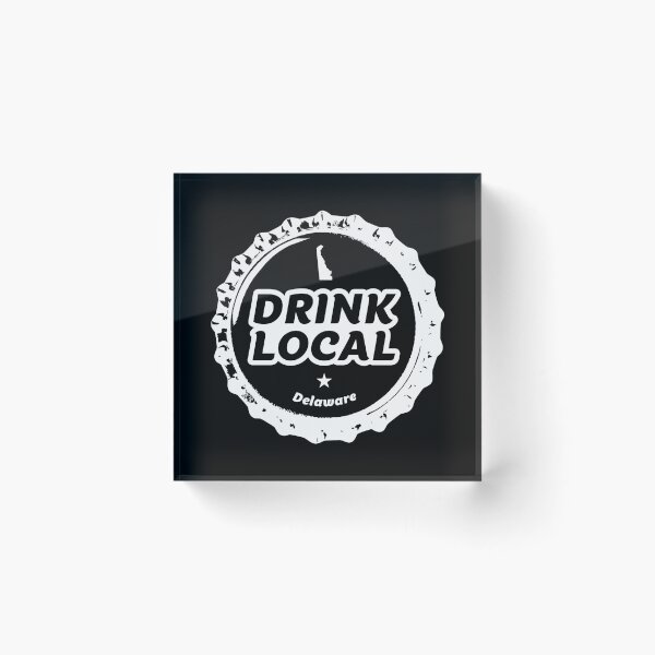 Item preview, Drink Local Delaware Craft Beer Bottle Cap designed and sold by graf1k.