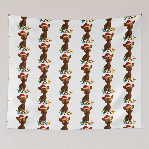 Item preview, Christmas Okapi designed and sold by Sillytoe.