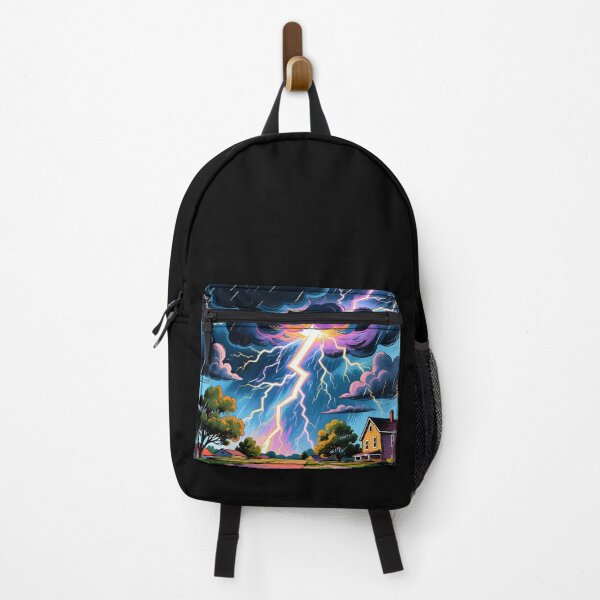 Item preview, Artistic view of a thunderstorms with lighting. designed and sold by Nomad-Maynard.