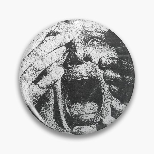 Item preview, Crowded Hands and Screaming Face Halftone designed and sold by Adronia.