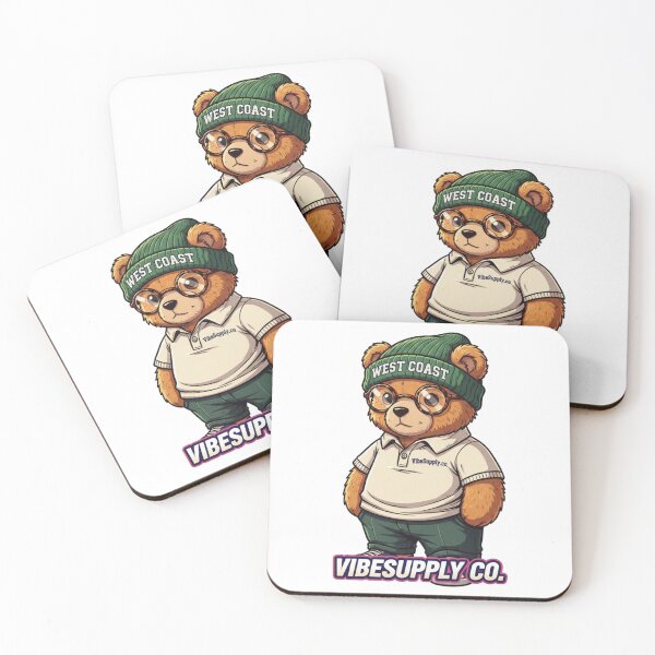 Item preview, Retro Teddy: West Coast Vibe designed and sold by VibeSupply Co..