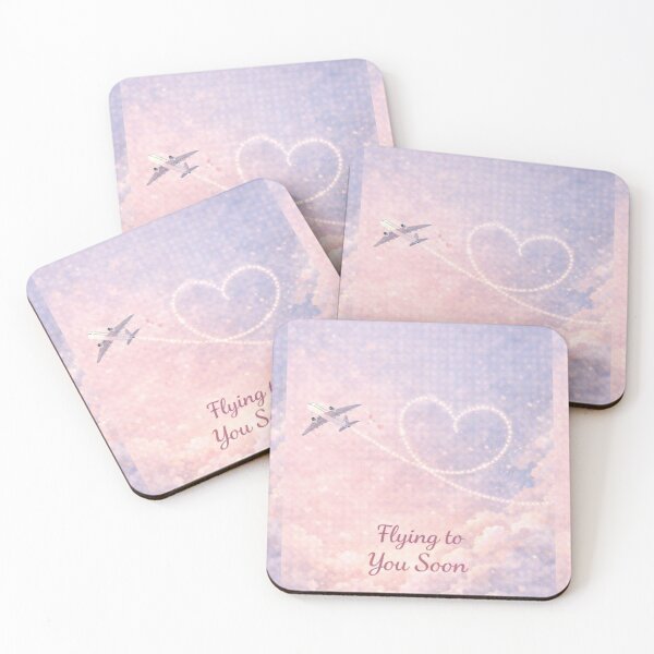 Item preview, Flying to You Soon – Long Distance Airplane Love designed and sold by PunchDrop.