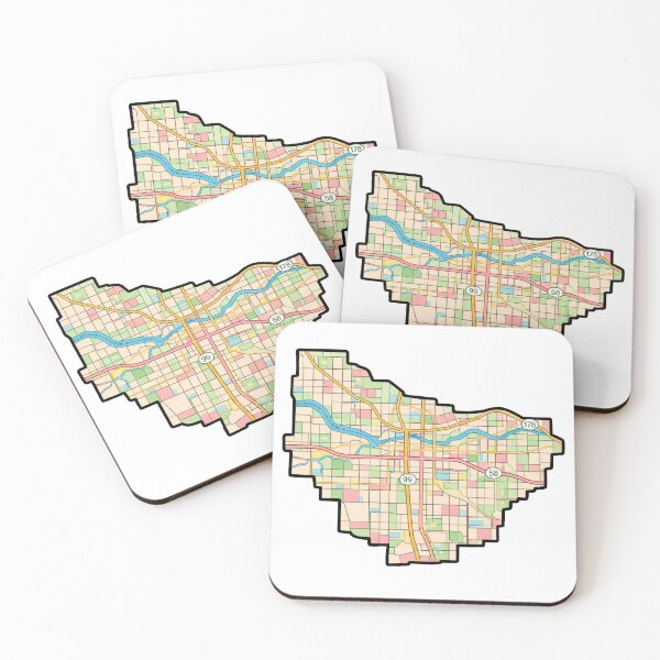 Item preview, Bakersfield Map | Minimal City Street Map designed and sold by Shtex.