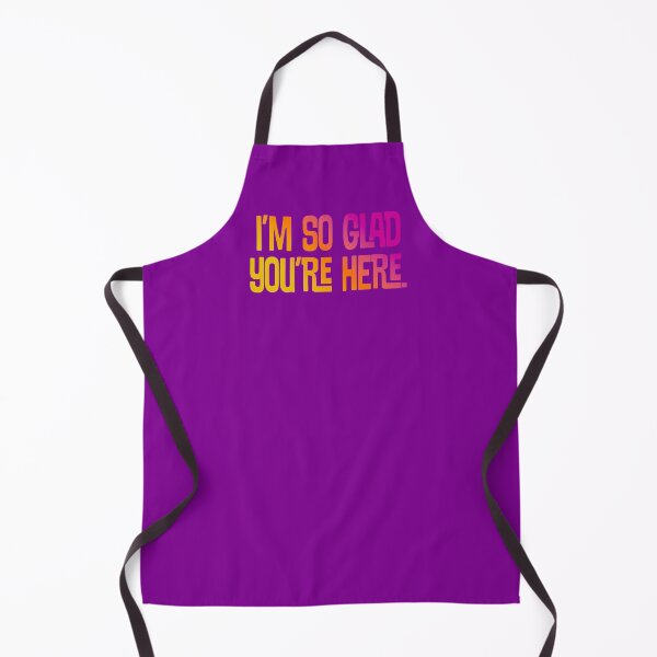 Item preview, I'm So Glad You're Here - Fuchsia Ochre Gradient designed and sold by sillyjess.