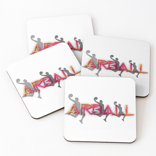 Item preview, Dynamic Basketball Silhouette Logo with "AIRBALL" Typography designed and sold by blacK1982White.