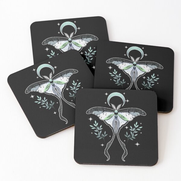 Item preview, Agender Luna Moth LGBT Pride Flag designed and sold by Clara Hollins.