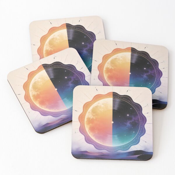 Item preview, Night and day vinyl - Lunar Vinyl Eclipse designed and sold by konkav.