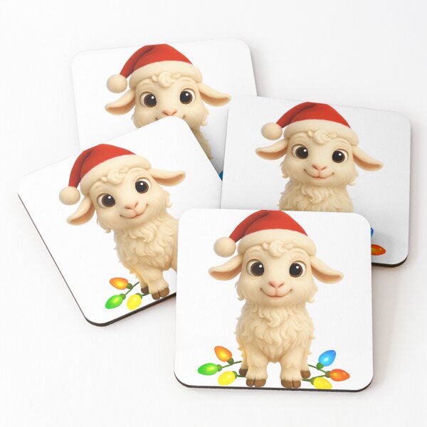 Item preview, Christmas Pygora Goat designed and sold by Sillytoe.