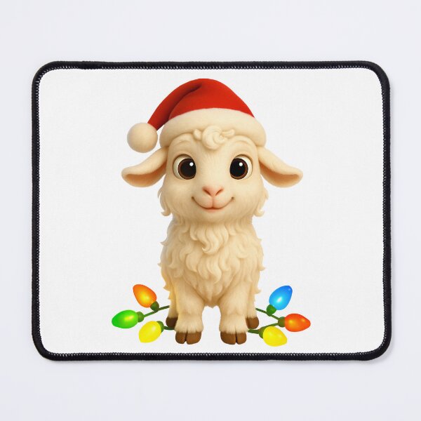 Item preview, Christmas Pygora Goat designed and sold by Sillytoe.