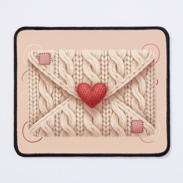 Item preview, Patchwork Knitted Envelope – Cozy Valentine designed and sold by Nara8.