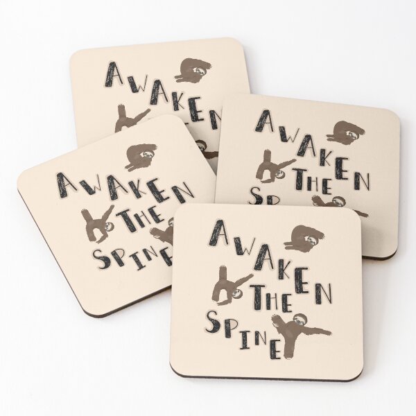 Item preview, Awaken The Spine | Funny Sloth Yoga Practice designed and sold by Pukisdaizi.