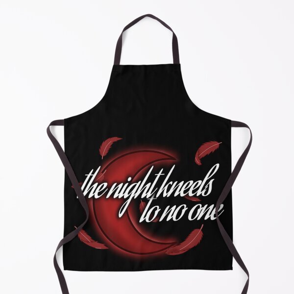 Item preview, The Night Kneels to No One – Gothic Moon Typography designed and sold by Aku-passion.