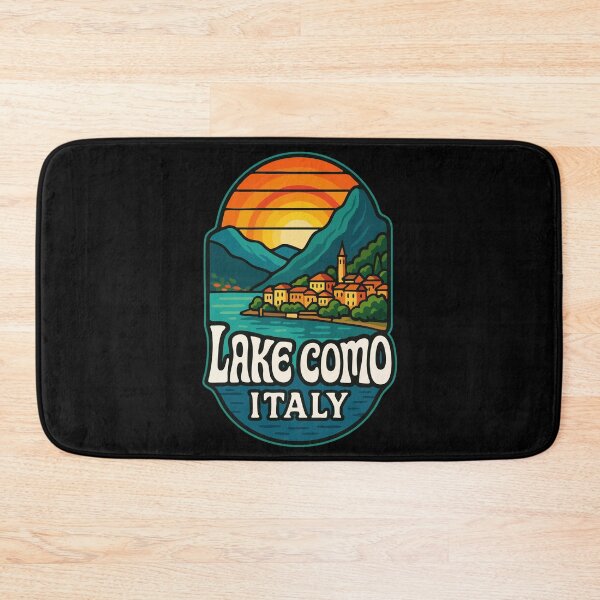 Item preview, Lake Como Italy Retro Travel designed and sold by TomFrontierArt.