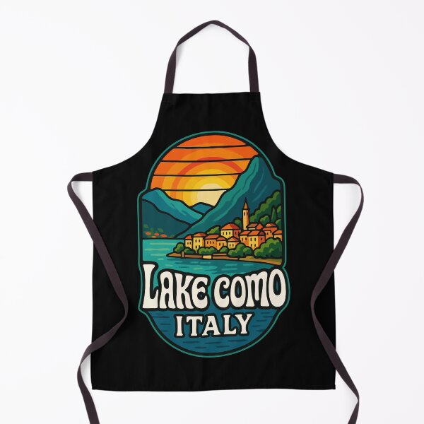 Item preview, Lake Como Italy Retro Travel designed and sold by TomFrontierArt.