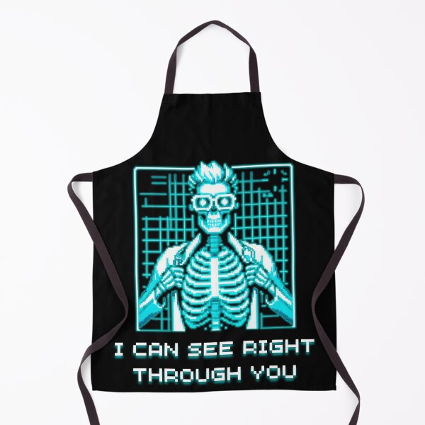 Item preview, I Can See Right Through You - Funny Radiology X-Ray Pixel Art designed and sold by JonyDG.
