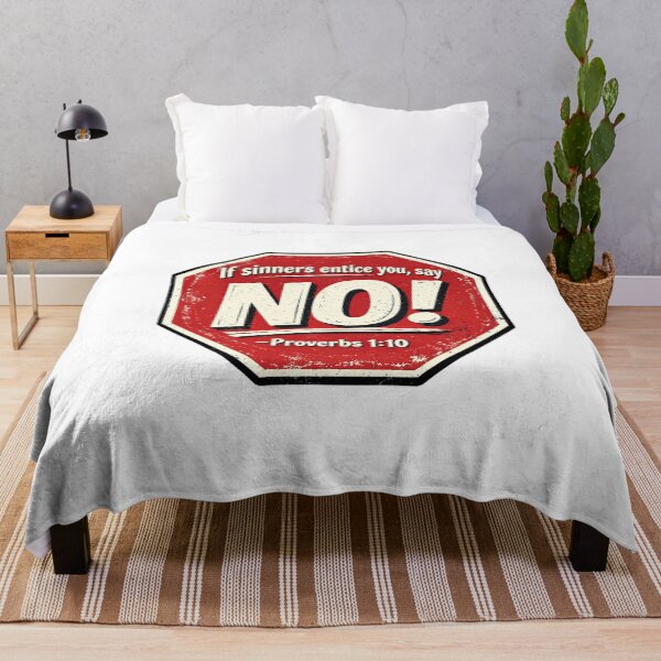 Item preview, Proverbs 1:10 Stop Sign - Christian Moral Strength Graphic designed and sold by Faithloveshop.
